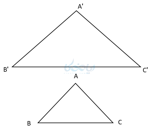 دو مثلث وقتی با هم متشابه اند که تمام و زاویه های نظیر به نظیرشان با هم برابر باشند و اضلاع متناظر با هم متناسب باشد