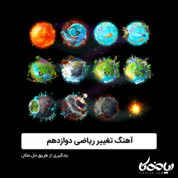 آهنگ تغییر ریاضی دوازدهم یادگیری از طریق حل مثال
