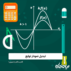 تبدیل نمودار توابع 📉📈 - گام به گام با تصویر!